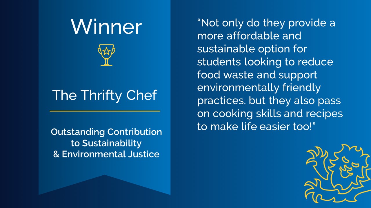 Winner: The Thrifty Chef